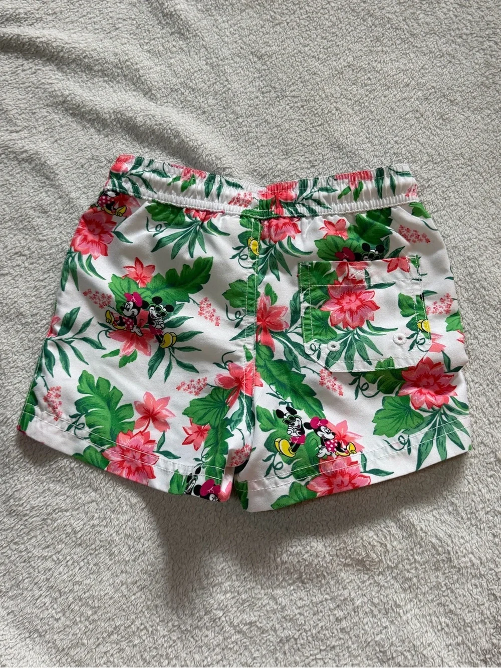 Janie and Jack | Mickey Mouse Tropical Swim Set Rash Guard Trunks